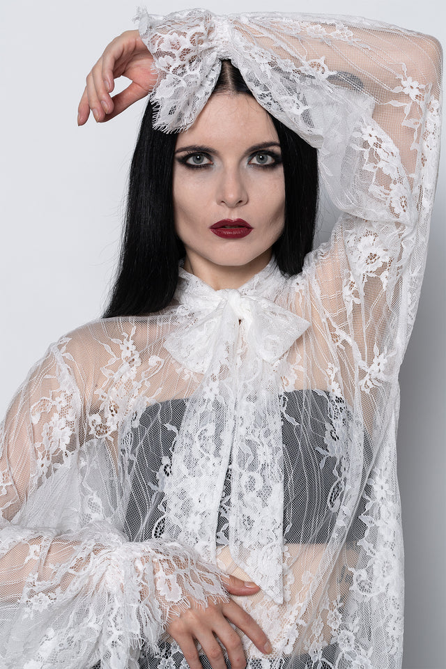 VAMPIRE BLOUSE WHITE