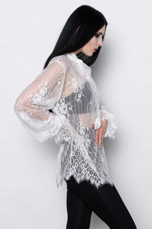 VAMPIRE BLOUSE WHITE